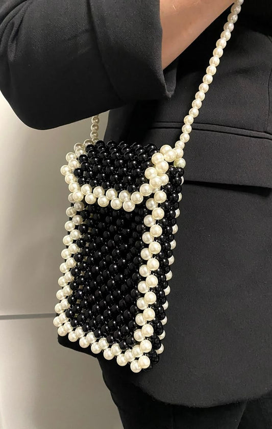 Phone Beaded Bag