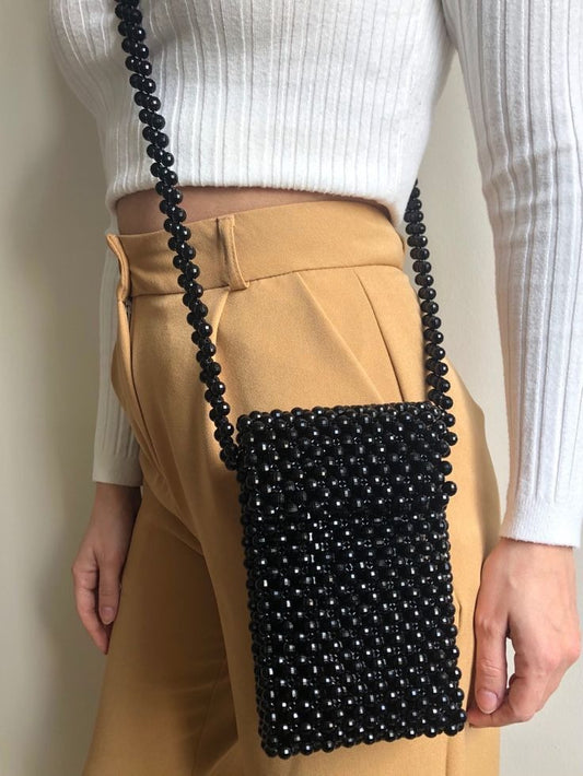 Phone Beaded Bag